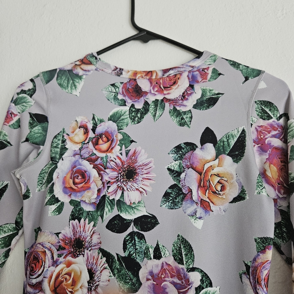 Zara polyamide dress with floral print - Picture 6 of 7